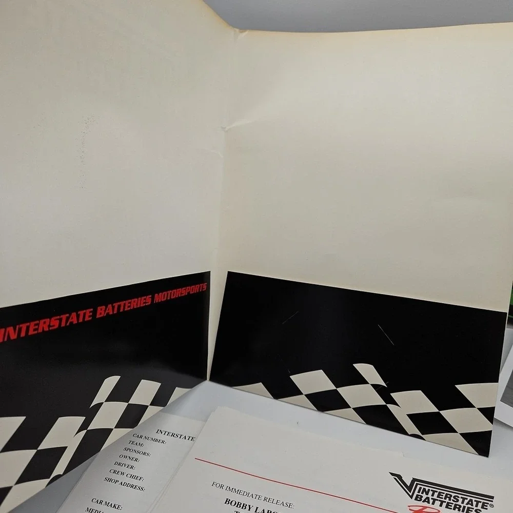 Vintage Nascar Press Kit Interstate Batteries Racing Bobby Labonte Media Guide